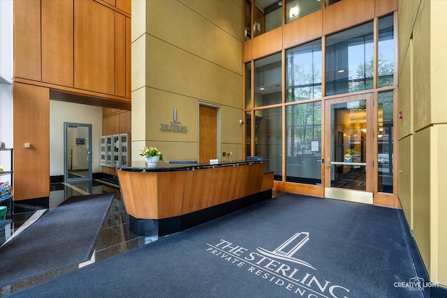 345 N La Salle Dr Unit 3507, Chicago, IL 60654 - reception featuring a towering ceiling