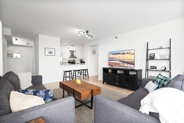 345 N La Salle Dr Unit 3507, Chicago, IL 60654 - living area featuring light wood finished floors