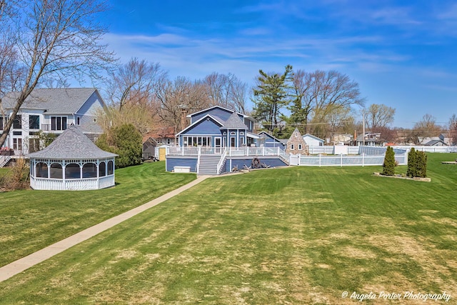 41653 N Lotus Ave, Antioch, IL 60002 - back of property featuring a gazebo