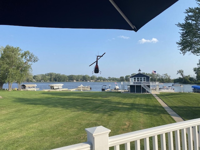 41653 N Lotus Ave, Antioch, IL 60002 - view of green lawn with a water view