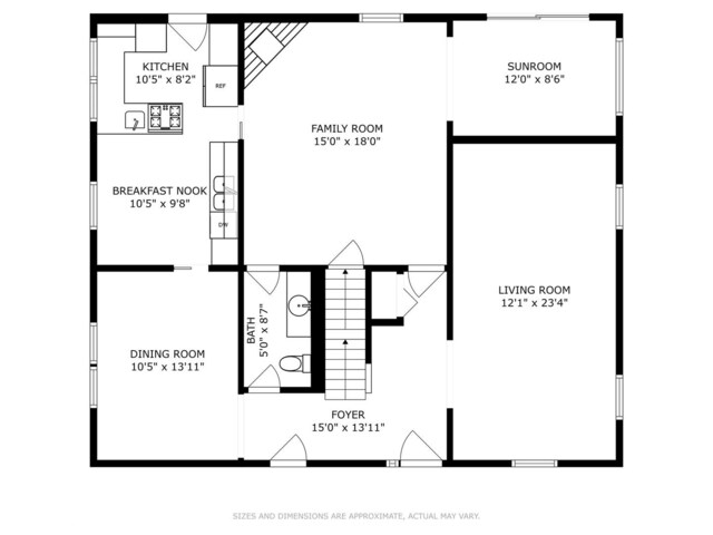 1014 Douglas Ave, Flossmoor, IL 60422 - floor plan / room layout