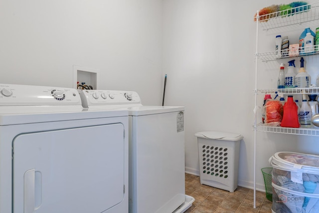 39862 Waterloo Dr, Beach Park, IL 60083 - laundry room with washing machine and dryer and baseboards
