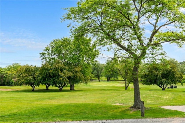 642 Dunham Rd, Gurnee, IL 60031 - view of community with a yard, golf course view, and view of scattered trees