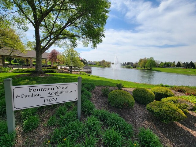 13663 Whittingham Ln, Huntley, IL 60142 - view of home's community with a water view