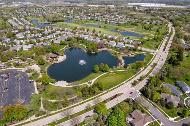 13663 Whittingham Ln, Huntley, IL 60142 - aerial overview of property's location featuring a nearby body of water and nearby suburban area