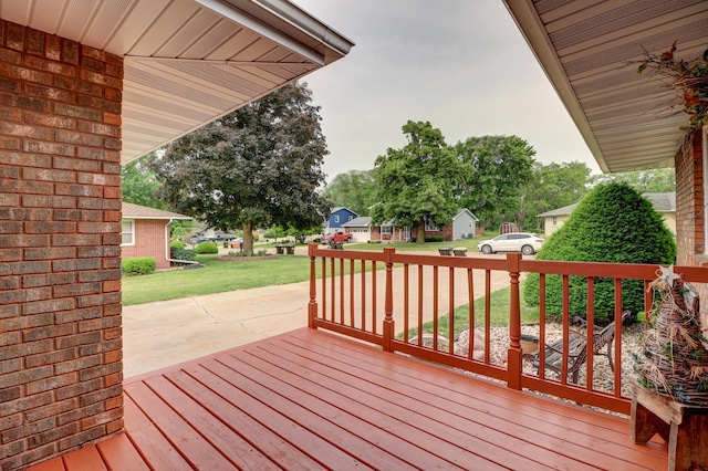 611 Marsha Ln, Rock Falls, IL 61071 - deck featuring a yard