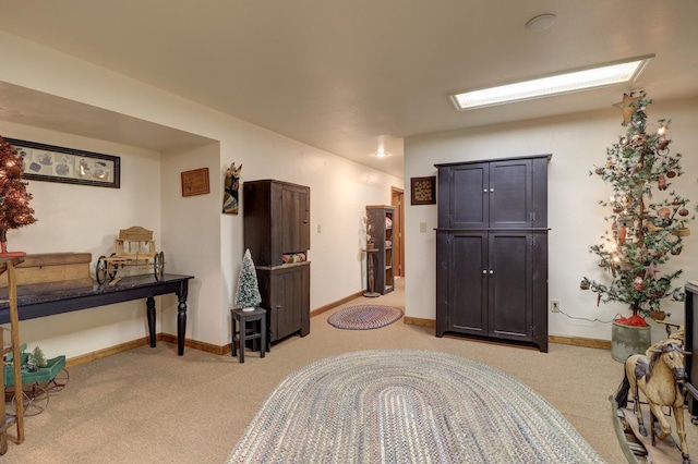 611 Marsha Ln, Rock Falls, IL 61071 - sitting room featuring light carpet and baseboards