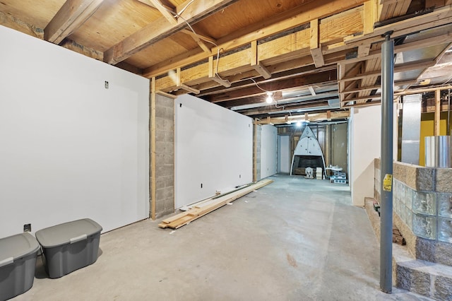 7308 W Lancaster Rd, Peoria, IL 61607 - view of unfinished basement
