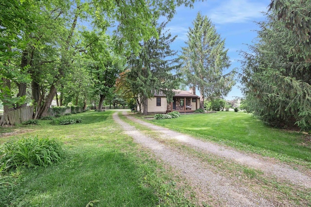 7308 W Lancaster Rd, Peoria, IL 61607 - view of dirt / gravel driveway