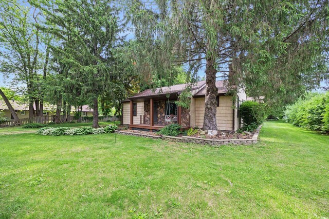 7308 W Lancaster Rd, Peoria, IL 61607 - view of rear view of property