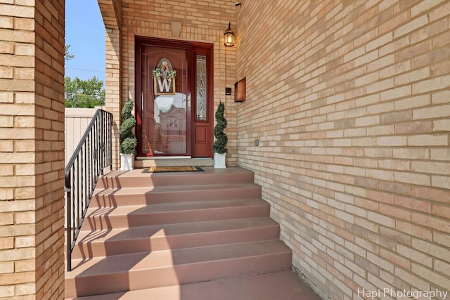 3334 N Odell Ave, Chicago, IL 60634 - view of exterior entry with brick siding