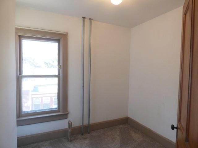 516 Spring St, Galena, IL 61036 - spare room with healthy amount of natural light, carpet, and baseboards