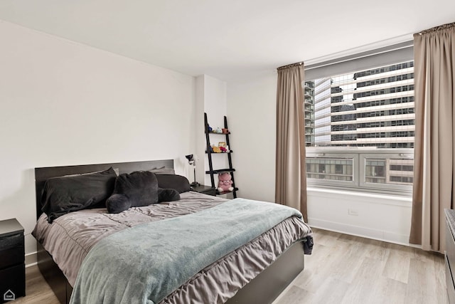 440 N Wabash Ave Unit 2008, Chicago, IL 60611 - bedroom featuring light wood-style floors
