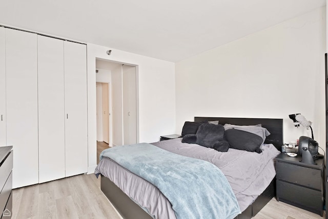 440 N Wabash Ave Unit 2008, Chicago, IL 60611 - bedroom with light wood-type flooring and a closet