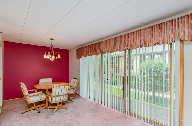 10238 SW Hwy Unit 2C, Chicago Ridge, IL 60415 - carpeted dining room with a chandelier