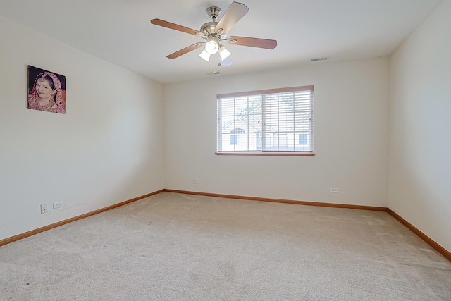 3503 Blue Ridge Ct, Carpentersville, IL 60110 - unfurnished room featuring light carpet and a ceiling fan