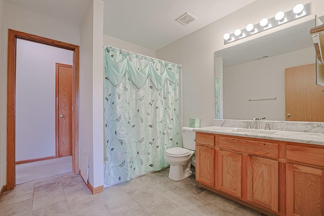 3503 Blue Ridge Ct, Carpentersville, IL 60110 - bathroom featuring vanity and a shower with shower curtain