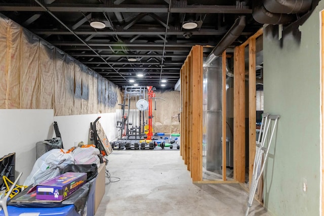 1715 Ivy Ln, Montgomery, IL 60538 - view of unfinished basement