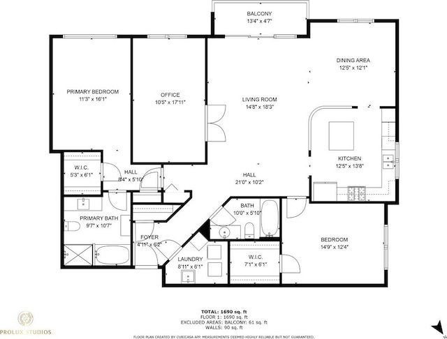 770 Pearson St Unit 604, Des Plaines, IL 60016 - room layout