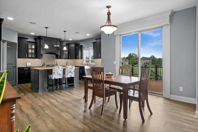 4 Emerald Crest Ct, Bloomington, IL 61705 - dining room with wood finished floors and recessed lighting