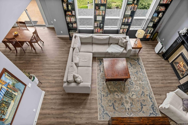4 Emerald Crest Ct, Bloomington, IL 61705 - living room featuring wood finished floors and plenty of natural light