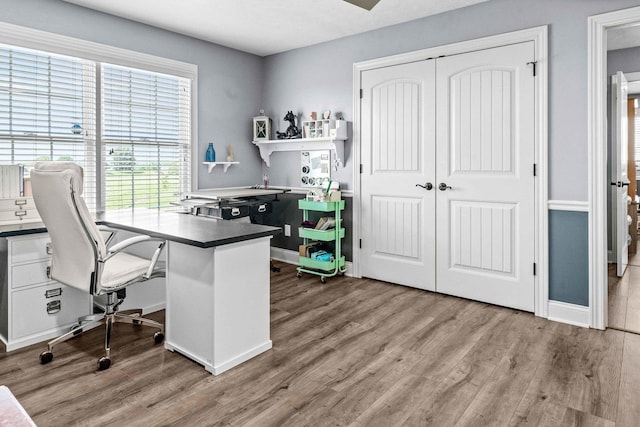4 Emerald Crest Ct, Bloomington, IL 61705 - office area with wood finished floors and baseboards