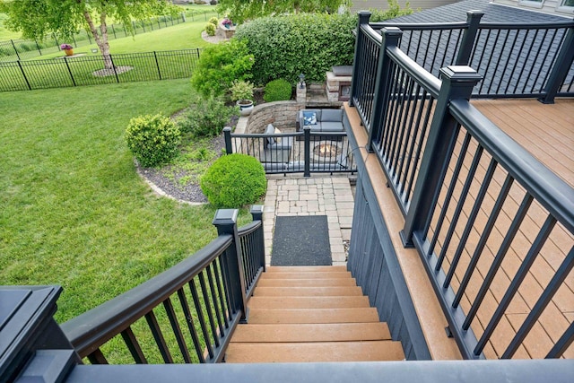 4 Emerald Crest Ct, Bloomington, IL 61705 - view of stairs