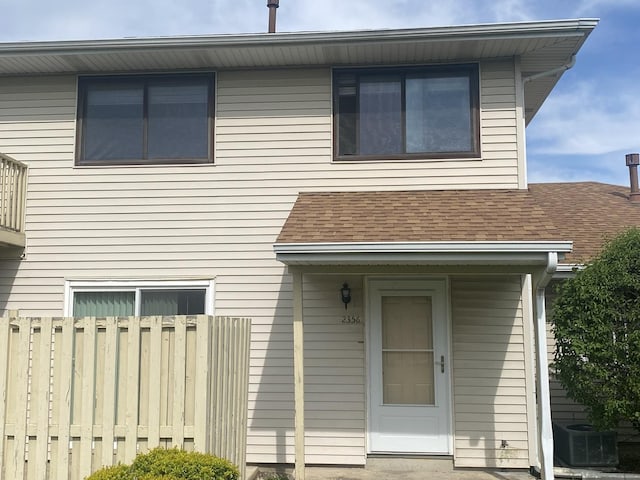 2356 Carnation Dr Unit 0, Crest Hill, IL 60403 - view of front of property with roof with shingles and central AC