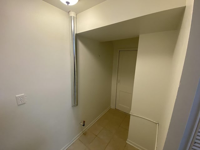 2356 Carnation Dr Unit 0, Crest Hill, IL 60403 - corridor featuring baseboards and light tile patterned floors