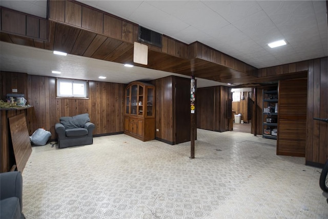 5936 S Keeler Ave, Chicago, IL 60629 - basement featuring wood walls