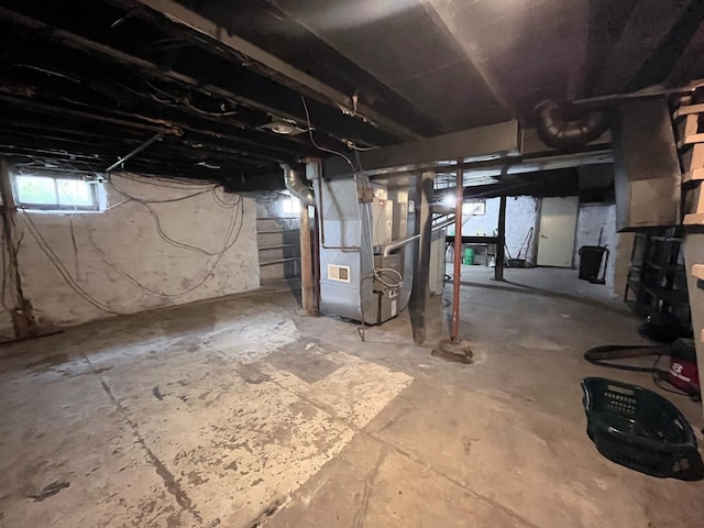 645 E Calhoun St, Woodstock, IL 60098 - basement featuring heating unit