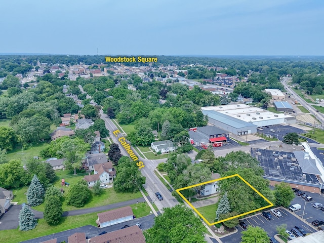 645 E Calhoun St, Woodstock, IL 60098 - view of property location featuring property parcel outlined