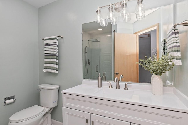 2040 Honey Locust Dr, Algonquin, IL 60102 - bathroom featuring a shower stall and vanity