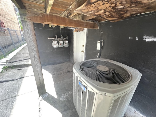 256 W 23rd Pl, Chicago, IL 60616 - exterior view of central AC unit and gas meter