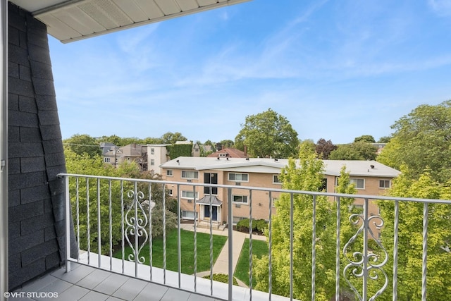 415 Wesley Ave Unit 45, Oak Park, IL 60302 - balcony with a residential view