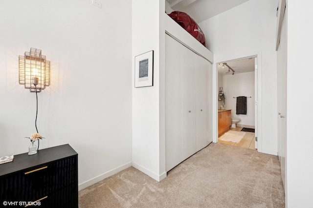 333 W Hubbard St Unit 708, Chicago, IL 60654 - corridor featuring light colored carpet and baseboards