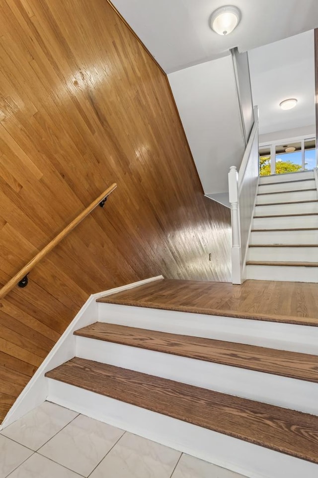 2717 S Michigan Ave, Chicago, IL 60616 - stairs featuring tile patterned floors