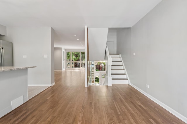 2717 S Michigan Ave, Chicago, IL 60616 - stairs with wood finished floors and baseboards