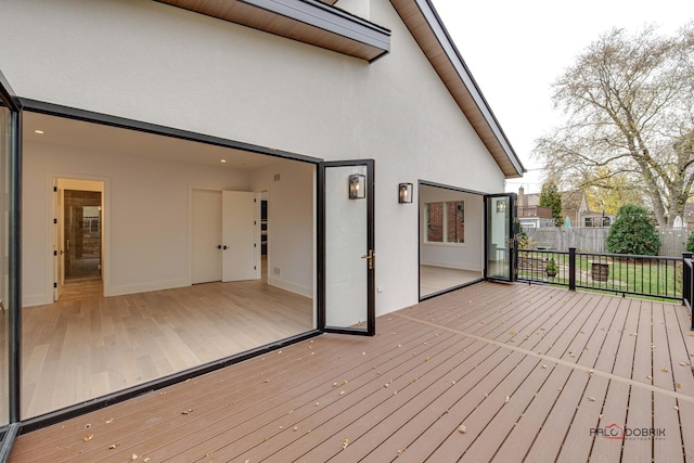 1649 Mount Pleasant St, Northfield, IL 60093 - view of wooden deck