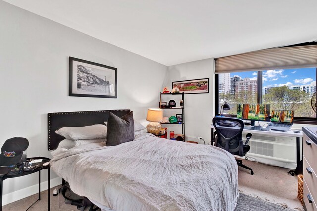 1221 N Dearborn Pkwy Unit 403S, Chicago, IL 60610 - carpeted bedroom with baseboards and a desk
