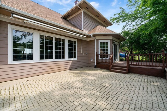 6099 Polo Club Dr, Yorkville, IL 60560 - view of patio / terrace with a deck