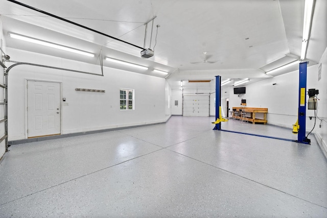 6099 Polo Club Dr, Yorkville, IL 60560 - garage featuring a garage door opener