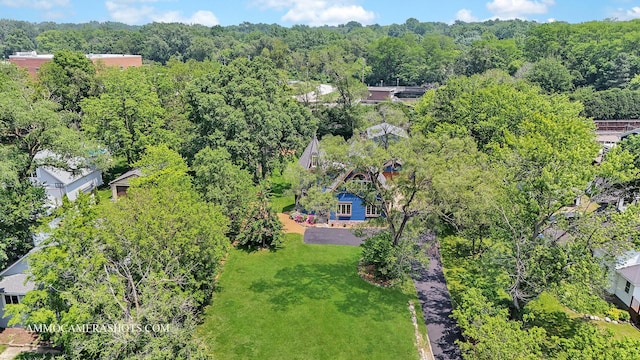 1616 Riverside Ave, Saint Charles, IL 60174 - aerial view of a heavily wooded area