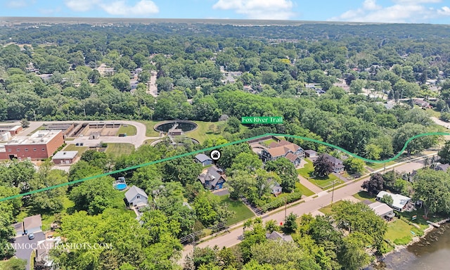 1616 Riverside Ave, Saint Charles, IL 60174 - aerial view of property and surrounding area featuring property parcel outlined