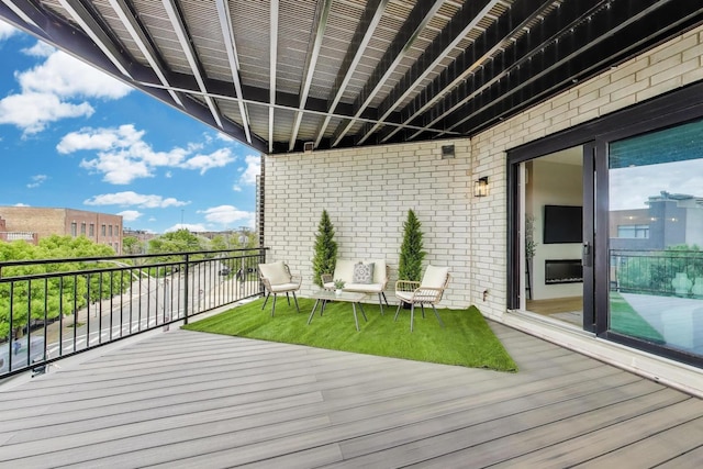 613 N Ogden Ave Unit 4W, Chicago, IL 60642 - view of deck