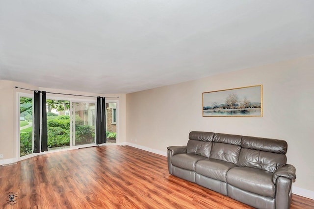 3030 Roberts Dr Unit 4, Woodridge, IL 60517 - living area with baseboards and wood finished floors