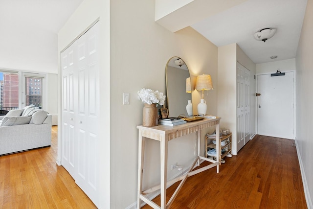 1400 N State Pkwy Unit 9F, Chicago, IL 60610 - hall featuring wood finished floors