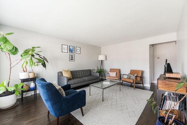 7141 W 72nd St, Chicago, IL 60638 - living room featuring wood finished floors and baseboards