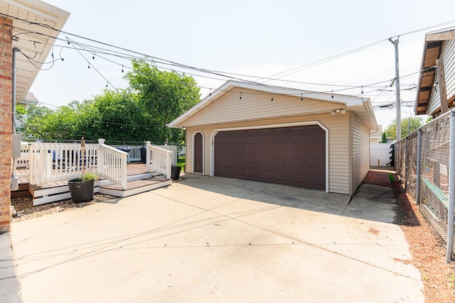 7141 W 72nd St, Chicago, IL 60638 - view of detached garage