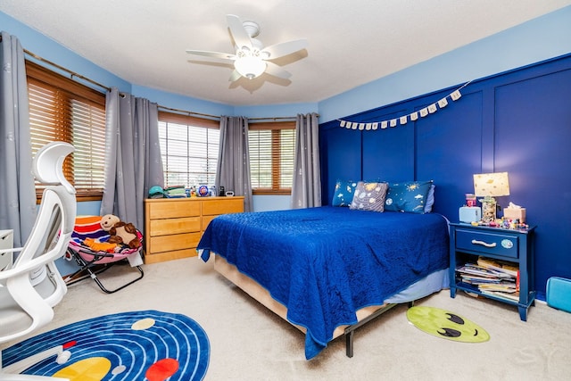 181 N Meadowlark Dr, Hawthorn Woods, IL 60047 - bedroom with carpet floors and a ceiling fan